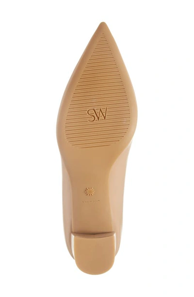 Stuart Weitzman Linsi 75 Block Pump In Adobe