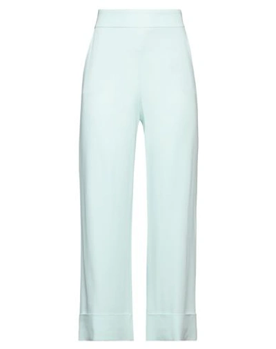 Peserico Woman Pants Light Green Size 8 Viscose, Elastane In Green