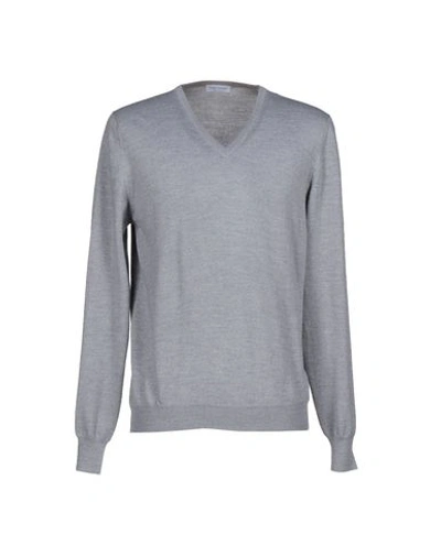 Shop Gran Sasso Man Sweater Grey Size 48 Virgin Wool