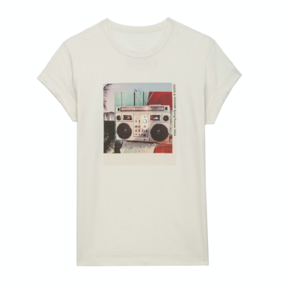 Shop Zadig & Voltaire T-shirt Anya Fotoprint In Judo