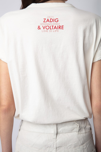 Shop Zadig & Voltaire T-shirt Anya Fotoprint In Judo