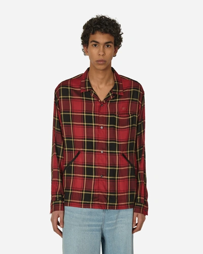 Shop Undercover Checkered Shirt In Red