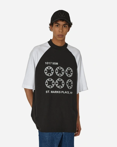 Shop Alyx Oversize Logo Raglan T-shirt In Black