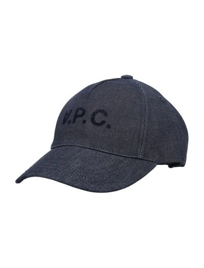 Apc A.p.c. Blue Cotton Blend Hats In Indigo