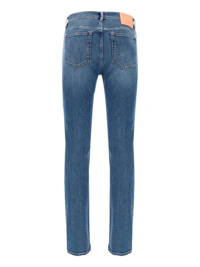 Shop Acne Studios Acne Trousers In Blue