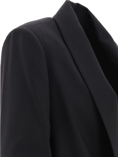 Shop Brunello Cucinelli Wool Lightweight Hopsack Blazer With Monili In Black