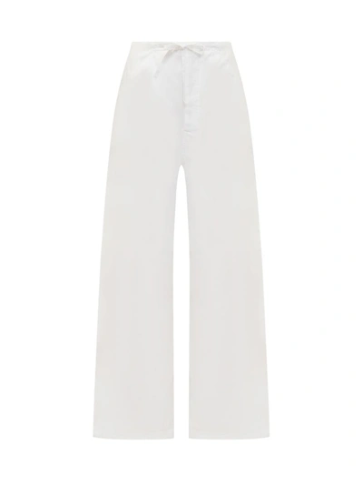 Shop Darkpark Daisy Milit Pants In White