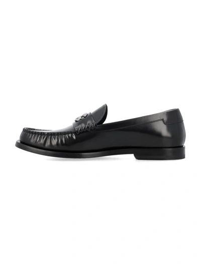 Shop Dolce & Gabbana Loafer Dg In Black