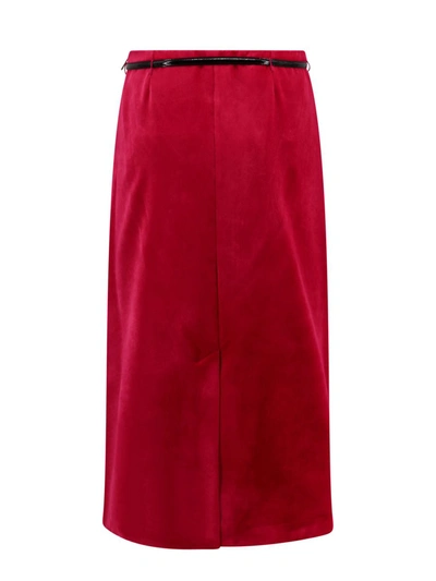 Shop Gucci Skirts In Red