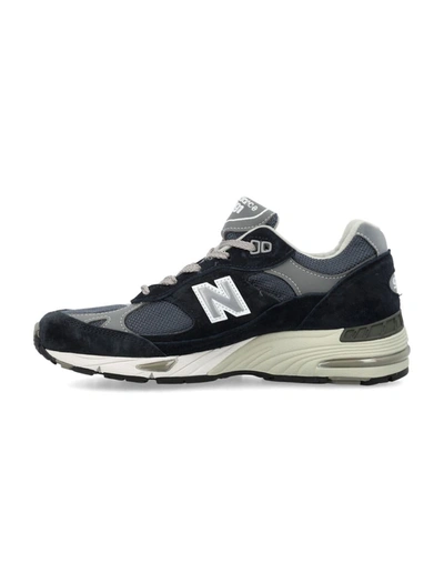 Shop New Balance Made In Uk 991v1 Woman's Sneakers In Navy