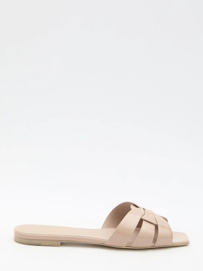 Shop Saint Laurent Nu Pieds Tribute 05 Sandals In Beige