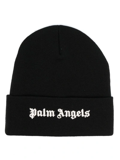 Shop Palm Angels Caps & Hats In Black