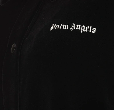 Shop Palm Angels Shirts In Black/white