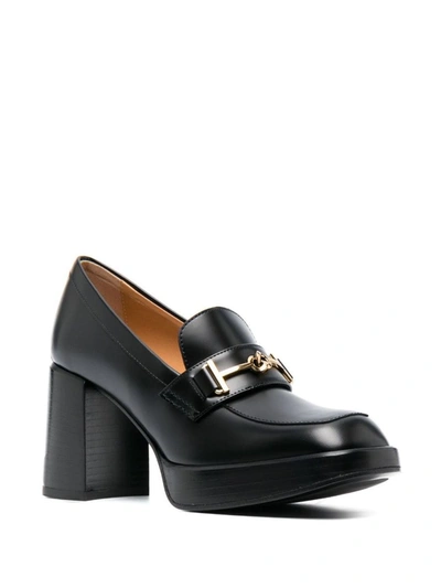 Shop Tod's Flat Shoes In Black