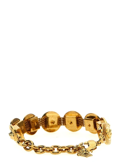 Shop Versace 'tribute Jellyfish' Gold Metal Bracelet