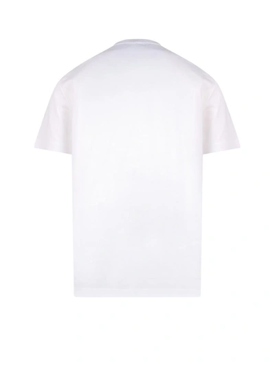 Shop Versace T-shirt In White