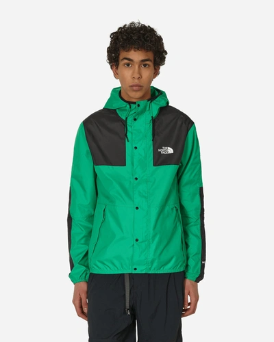 Shop The North Face Mountain Jacket Optic Emerald / Black In Green