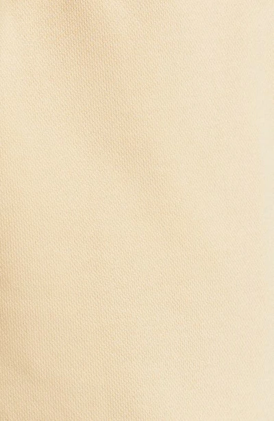Diet Starts Monday French Terry Drawstring Row Shorts In Tan/ Yellow