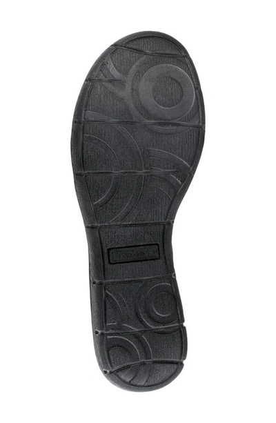 Easy Street Garrett Womens Faux Leather Strappy Flat Sandals In Black