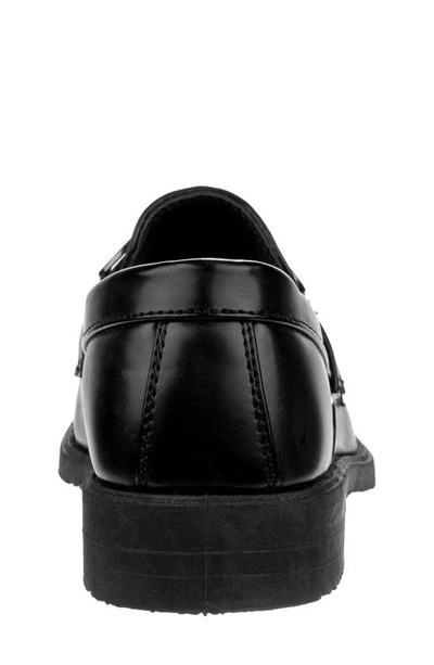 Shop Josmo Kids' Horsebit Loafer In Black