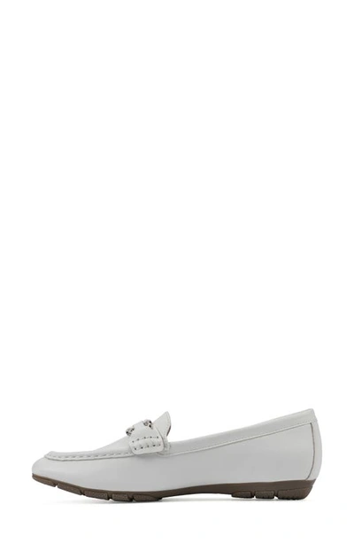 Shop Cliffs By White Mountain Glaring Loafer In White/ Grainy