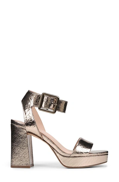 Shop 27 Edit Naturalizer Jaselle Platform High Heel Sandal In Luna Metallic Leather