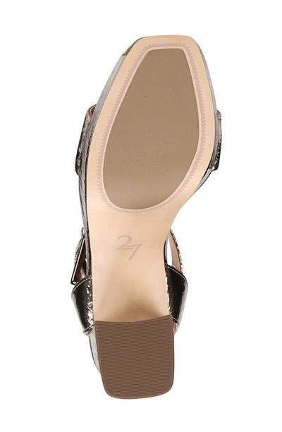 Shop 27 Edit Naturalizer Jaselle Platform High Heel Sandal In Luna Metallic Leather