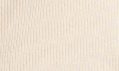 Fifteen Twenty Rib Long Sleeve T-shirt In Beige