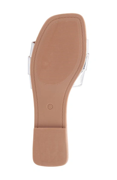 New York And Company Nadira Slide Sandal In Silver
