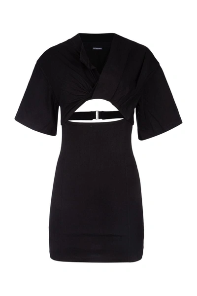 Shop Jacquemus Dress In Black