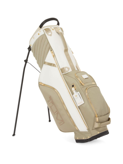 Shop Tumi Men's Alpha Golf Stand Bag In Off White