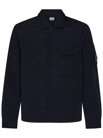 Shop C.p. Company Jacket In Blue