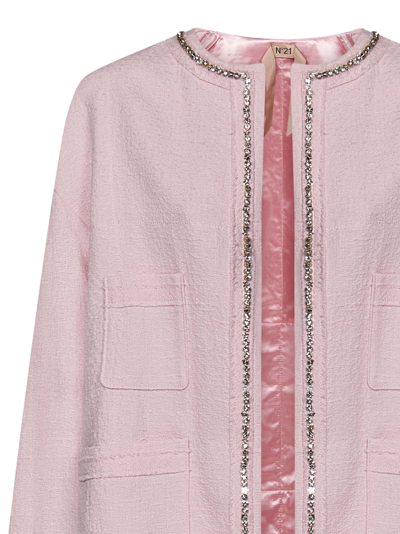 Shop N°21 Coat In Pink