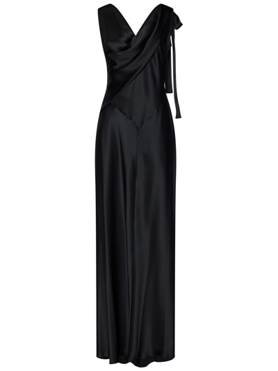 Shop Alberta Ferretti Dress In Black