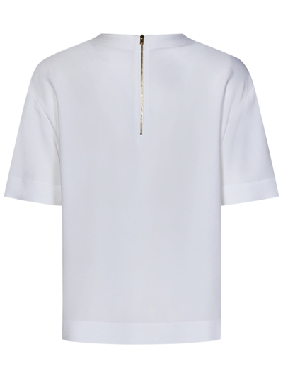 Shop Moschino Blouse In White