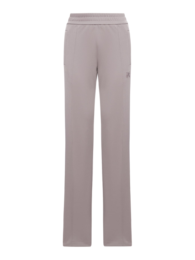 Shop Palm Angels Monogram Track Pants In Lilac