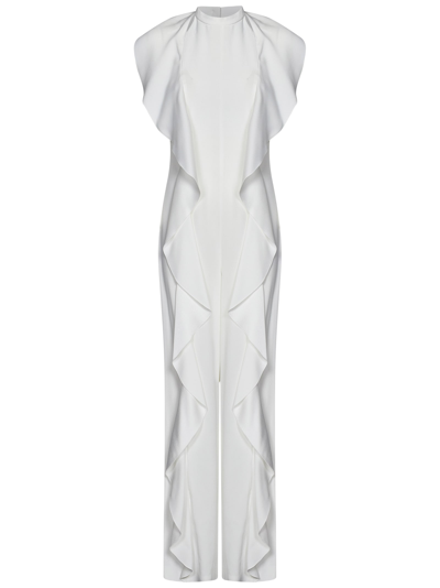 Shop Alberta Ferretti Jumpsuit In White