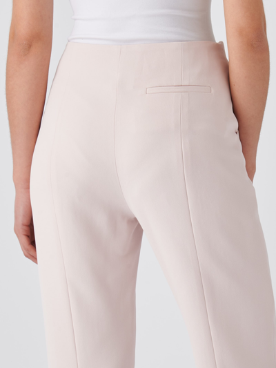 Shop Emporio Armani Viscose Trousers In Rosa