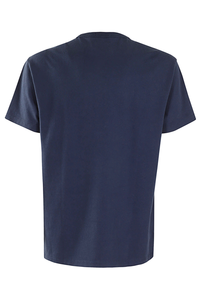 Shop Polo Ralph Lauren Short Sleeve T Shirt In Light Navy