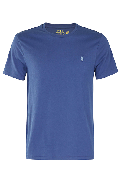 Shop Polo Ralph Lauren Short Sleeve T Shirt In Beach Royal