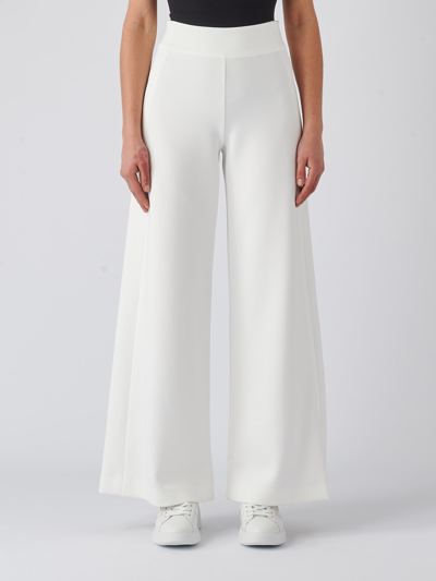 Shop Max Mara Levante Trousers In Bianco