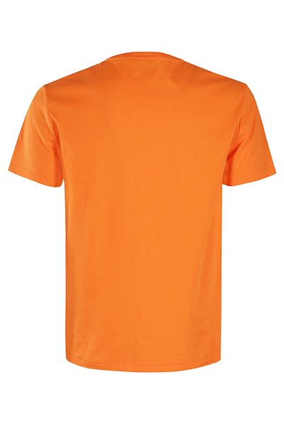 Shop Polo Ralph Lauren Short Sleeve T Shirt In Bright Signal Orange