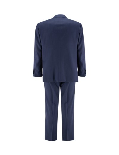 Shop Kiton Suit In Blue