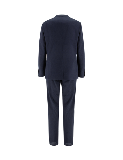 Shop Eleventy Suit In Blue