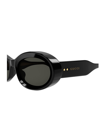 Shop Gucci Gg1527s Sunglasses In Black Black Grey