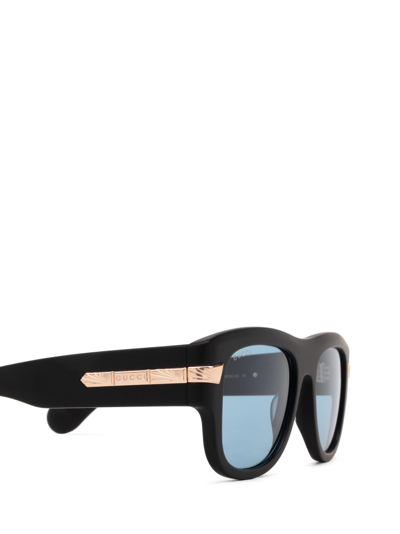 Shop Gucci Gg1517s Black Sunglasses