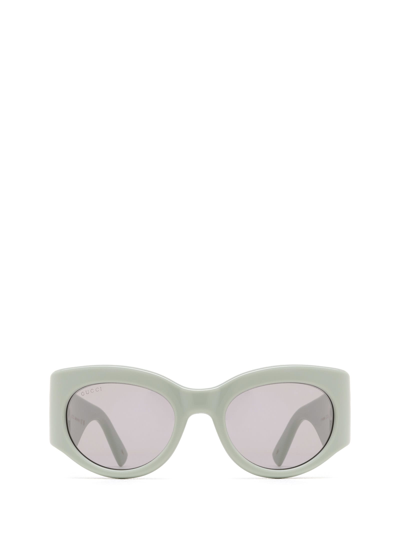 Shop Gucci Gg1544s Green Sunglasses
