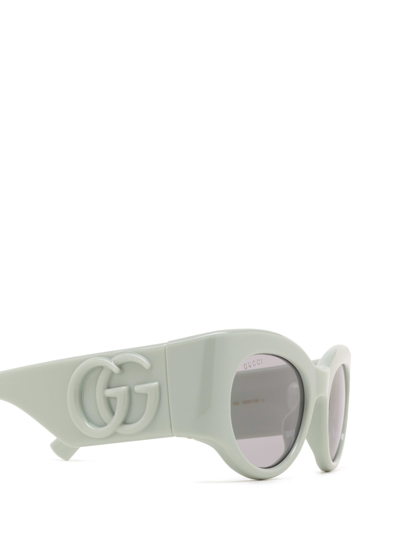 Shop Gucci Gg1544s Green Sunglasses
