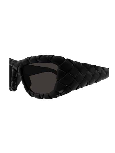 Shop Bottega Veneta Bv1303s Sunglasses In Black Black Grey