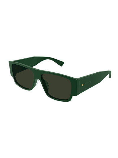 Shop Bottega Veneta Bv1286s Sunglasses In Green Green Green